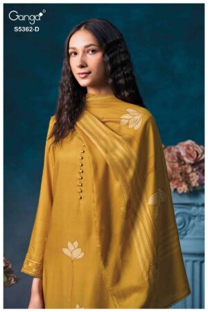 My Fashion Road Ganga Fashion Diansa Exclusive Wear Pashmina Dress | S5362-D