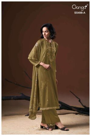 My Fashion Road Ganga Fashion Faeza Exclusive Winter Collection Dress | 5498-A