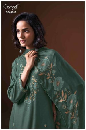 My Fashion Road Ganga Fashion Faeza Exclusive Winter Collection Dress | 5498-C