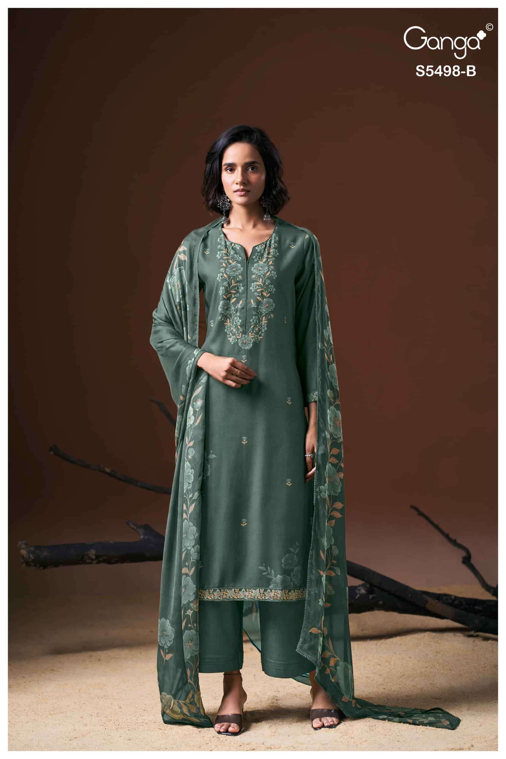 My Fashion Road Ganga Fashion Faeza Exclusive Winter Collection Dress | 5498-C My Fashion Road Ganga Fashion Faeza Exclusive Winter Collection Dress | 5498-C