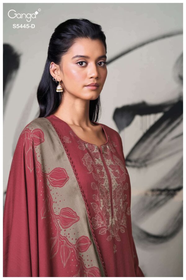 My Fashion Road Ganga Fashion Fiorella Winter Wear Ladies Dress | S5445-D