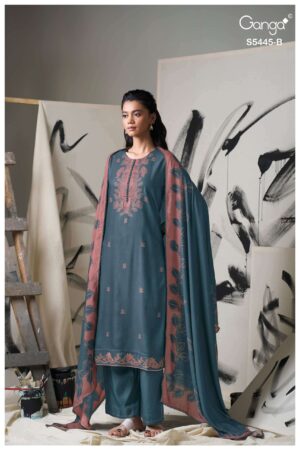 My Fashion Road Ganga Fashion Fiorella Winter Wear Ladies Dress | S5445-B My Fashion Road Ganga Fashion Fiorella Winter Wear Ladies Dress | S5445-B