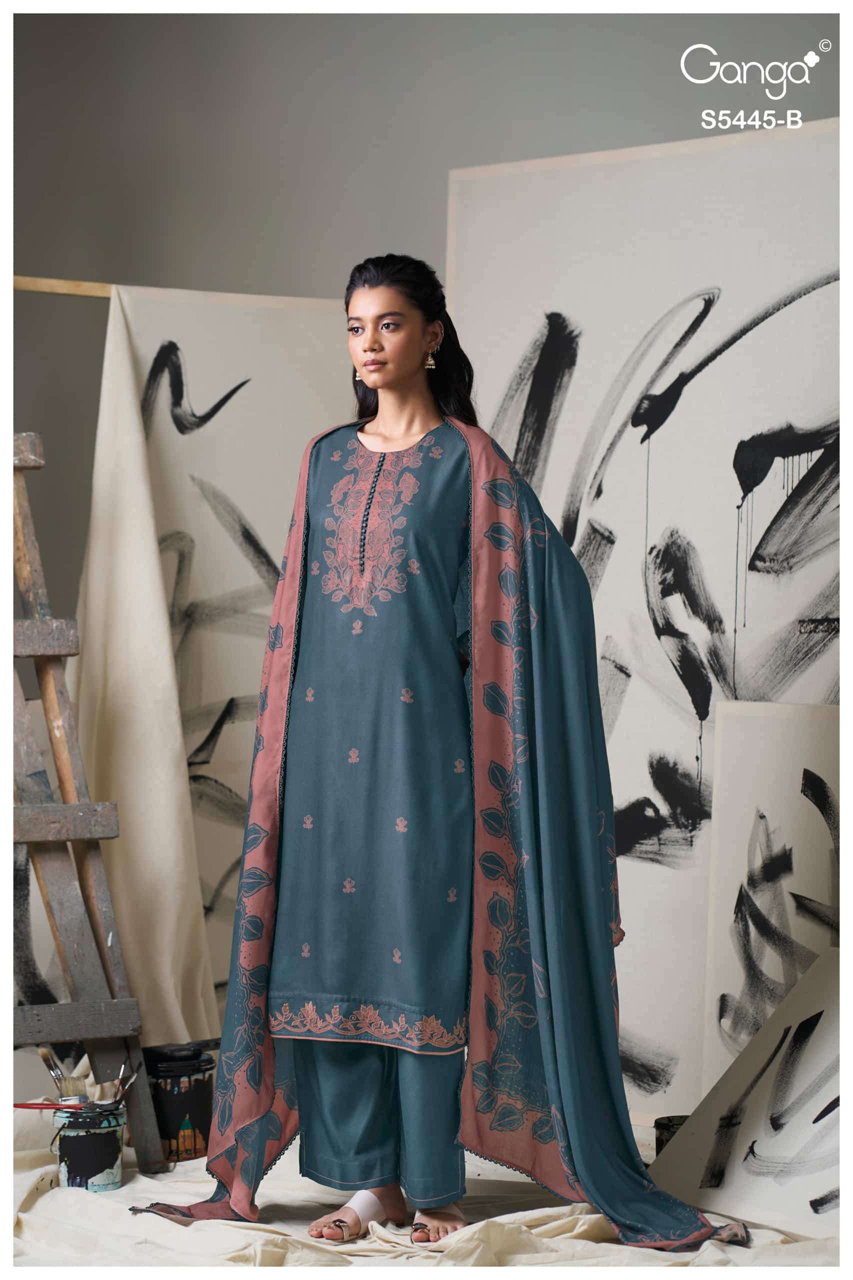 My Fashion Road Ganga Fashion Fiorella Winter Wear Ladies Dress | S5445-B My Fashion Road Ganga Fashion Fiorella Winter Wear Ladies Dress | S5445-B