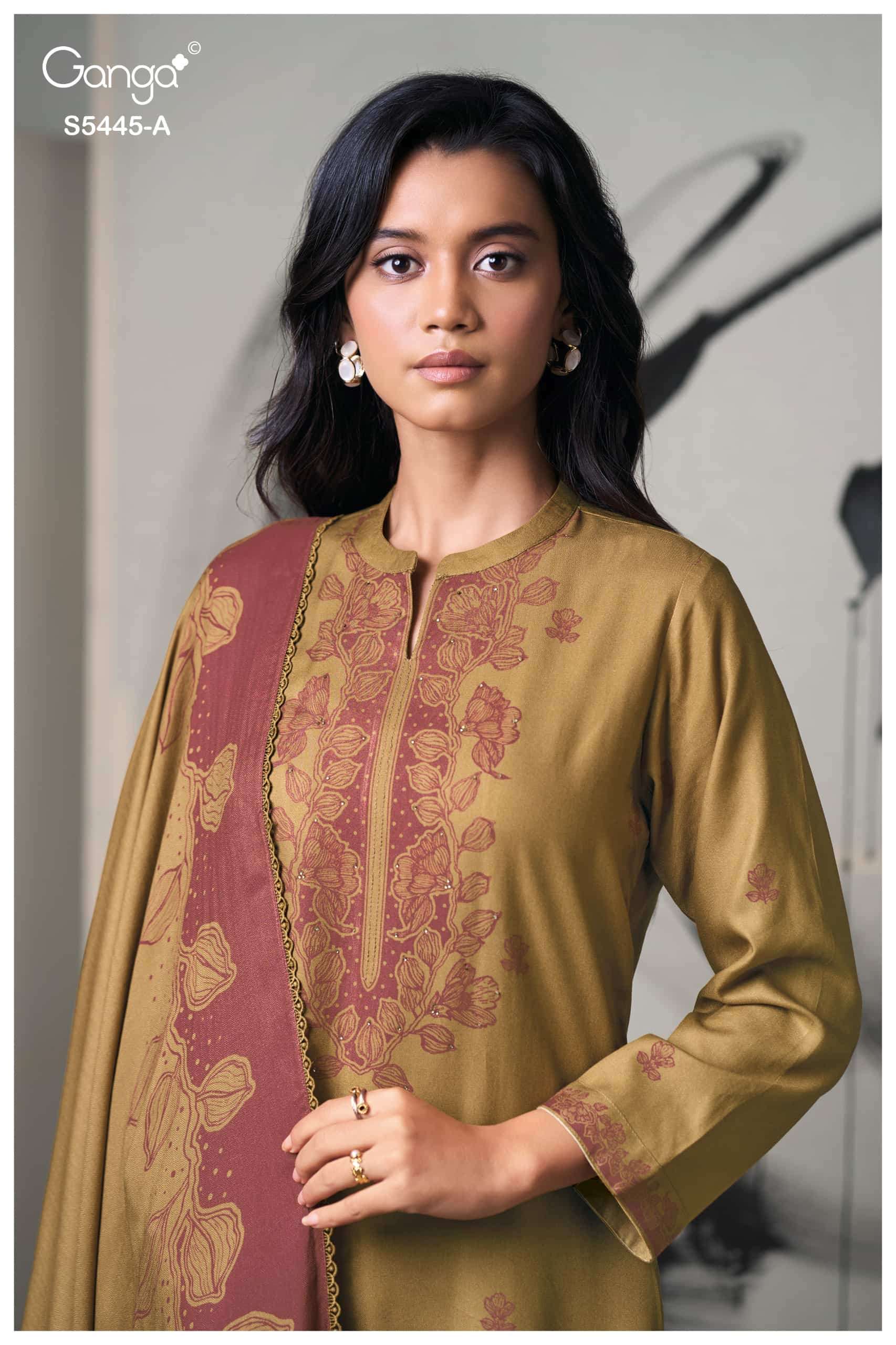 My Fashion Road Ganga Fashion Fiorella Winter Wear Ladies Dress | S5445-A My Fashion Road Ganga Fashion Fiorella Winter Wear Ladies Dress | S5445-A