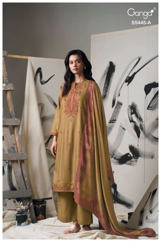 My Fashion Road Ganga Fashion Fiorella Winter Wear Ladies Dress | S5445-A