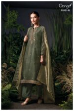 My Fashion Road Ganga Fashion Freyna Pure Bemberg Silk Latest Suit | S5521-B