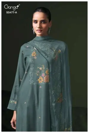 My Fashion Road Ganga Fashion Janine Exclusive Pashmina Salwar Suit | S5477-A