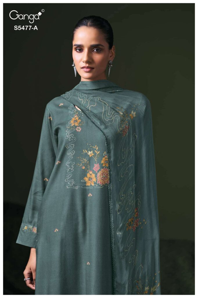 My Fashion Road Ganga Fashion Janine Exclusive Pashmina Salwar Suit | S5477-A