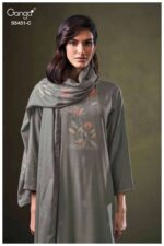 My Fashion Road Ganga Fashion Nasreen Fancy Pashmina Salwar Kameez | 5451-C