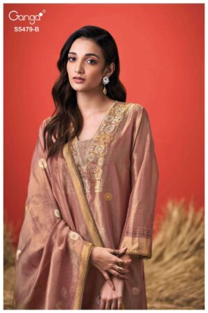 My Fashion Road Ganga Fashion Peyra Pure Kanjivaram Silk Suit | S5479-A