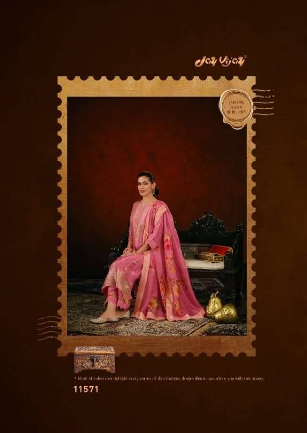 My Fashion Road Jay Vijay Ekkosa Latest Designer Party Wear Style Ladies Dress | 11571