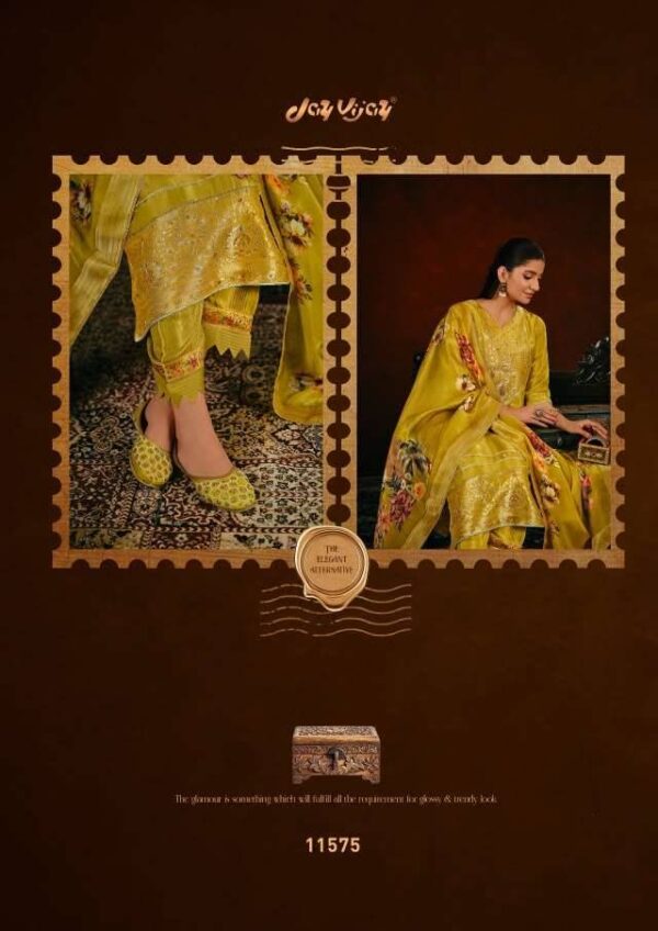 My Fashion Road Jay Vijay Ekkosa Latest Designer Party Wear Style Ladies Dress | 11575