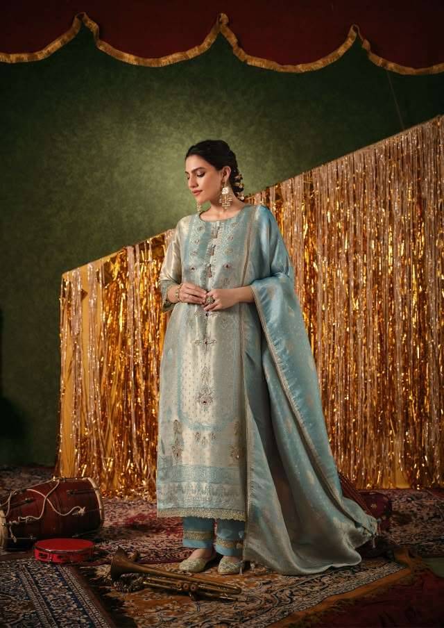 My Fashion Road Jay Vijay Fankar Partywear Style Jacquard Suit | 11652