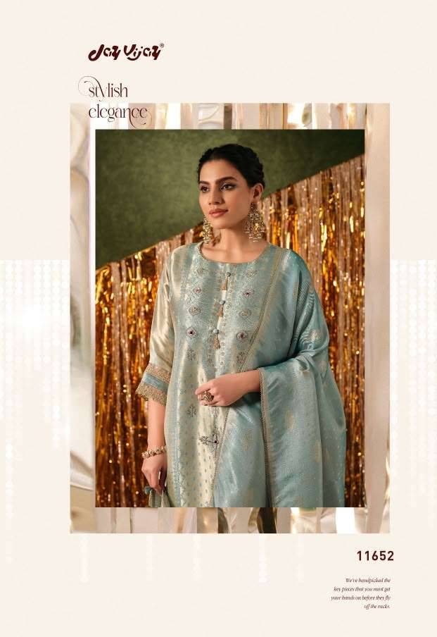 My Fashion Road Jay Vijay Fankar Partywear Style Jacquard Suit | 11652