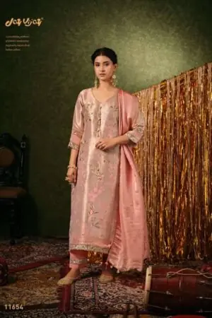 My Fashion Road Jay Vijay Fankar Partywear Style Jacquard Suit | 11654