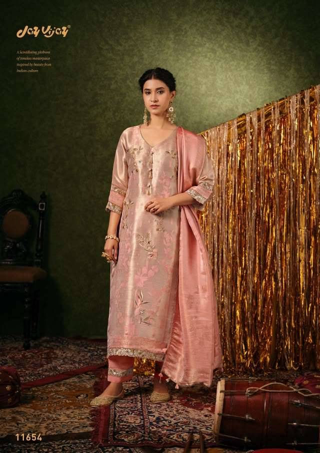 My Fashion Road Jay Vijay Fankar Partywear Style Jacquard Suit | 11654