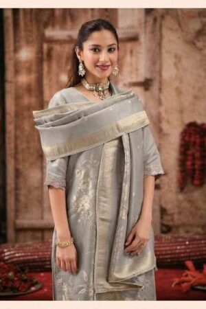My Fashion Road Jay Vijay Nirjara Premium Jacquard Designer Suit  | 11385