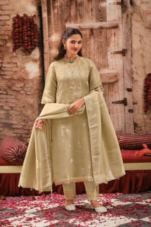 My Fashion Road Jay Vijay Nirjara Premium Jacquard Designer Suit  | 11383