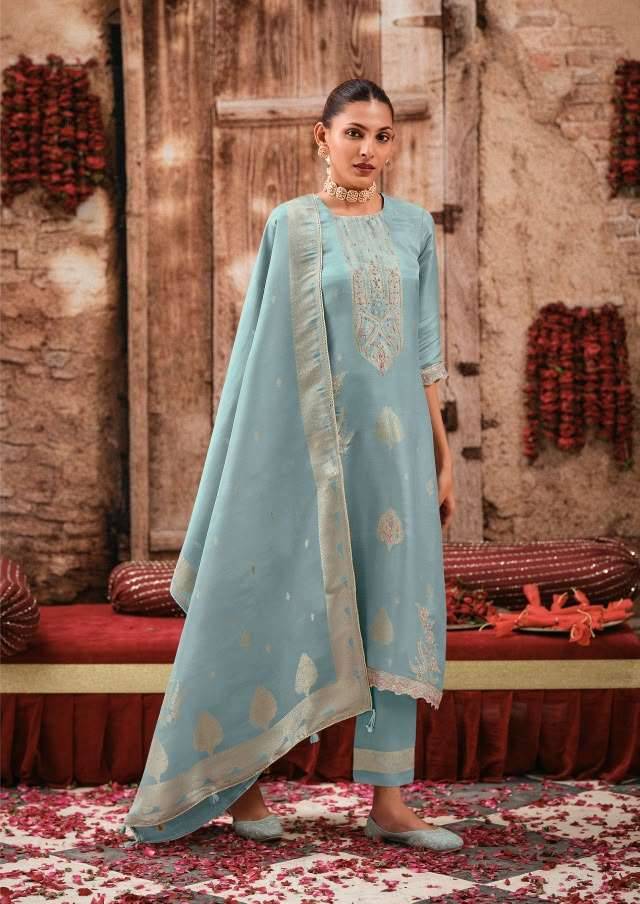 My Fashion Road Jay Vijay Nirjara Premium Jacquard Designer Suit | 11382 My Fashion Road Jay Vijay Nirjara Premium Jacquard Designer Suit | 11382