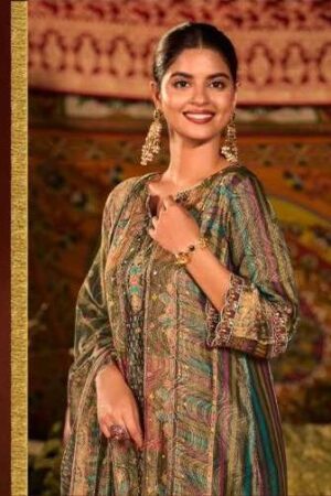 My Fashion Road Jay Vijay Saj Dhaj Ke Pure Kanjivaram Jacquard Latest Suit | 11482