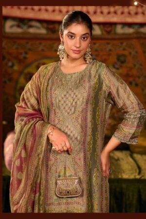 My Fashion Road Jay Vijay Saj Dhaj Ke Pure Kanjivaram Jacquard Latest Suit | 11481