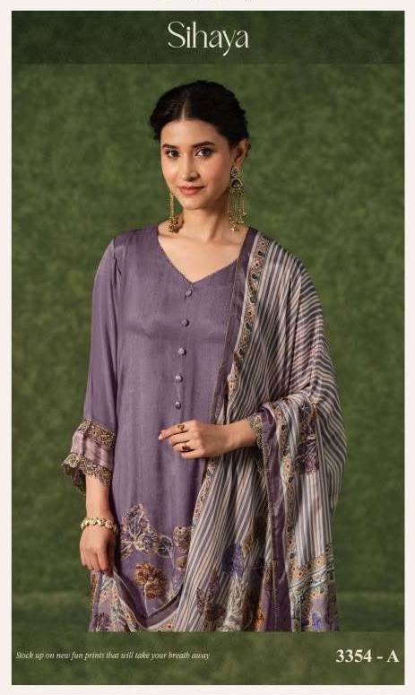 My Fashion Road Jay Vijay Sihaya Premium Chinon Suit | 3354 – A