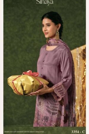My Fashion Road Jay Vijay Sihaya Premium Chinon Suit | 3354 – C