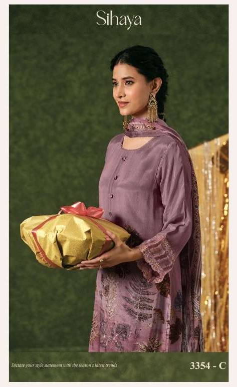 My Fashion Road Jay Vijay Sihaya Premium Chinon Suit | 3354 – C