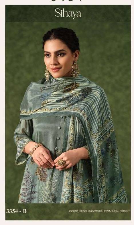 My Fashion Road Jay Vijay Sihaya Premium Chinon Suit | 3354 – B