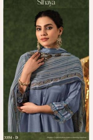 My Fashion Road Jay Vijay Sihaya Premium Chinon Suit | 3354 – D