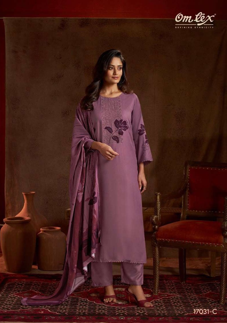 My Fashion Road Omtex Brisa Pure Pashmina Premium Suit | 17031-C My Fashion Road Omtex Brisa Pure Pashmina Premium Suit | 17031-C