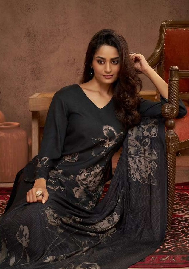 My Fashion Road Omtex Deeptanshi Pure Pashmina Ladies Suit | 20001-B