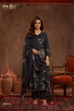 My Fashion Road Omtex Deeptanshi Pure Pashmina Ladies Suit | 20001-B My Fashion Road Omtex Deeptanshi Pure Pashmina Ladies Suit | 20001-B