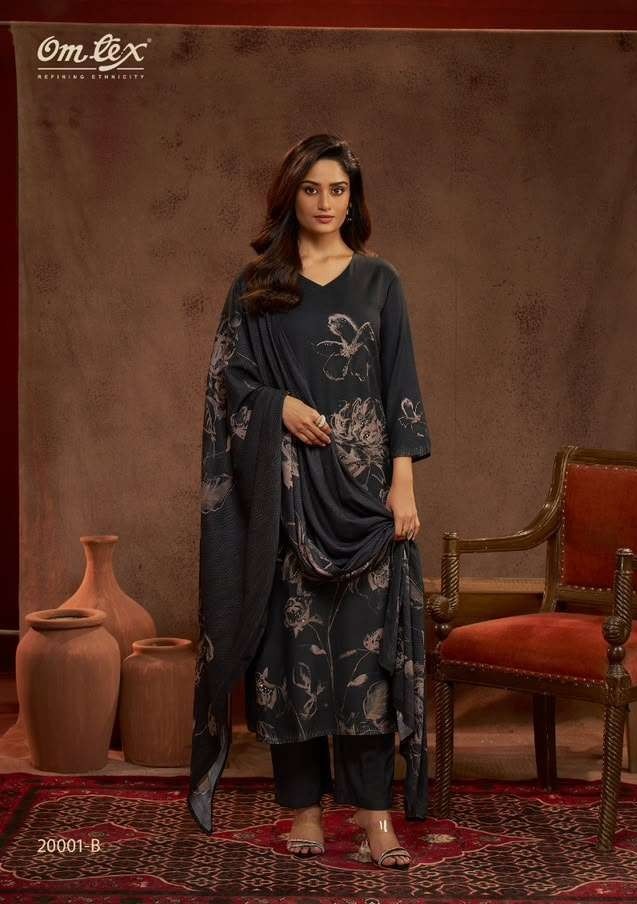 My Fashion Road Omtex Deeptanshi Pure Pashmina Ladies Suit | 20001-B