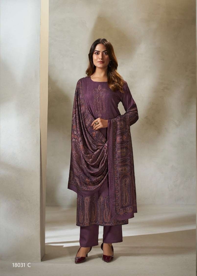 My Fashion Road Omtex Zuni Pure Pashmina Premium Wear Suit | 18031-C My Fashion Road Omtex Zuni Pure Pashmina Premium Wear Suit | 18031-C